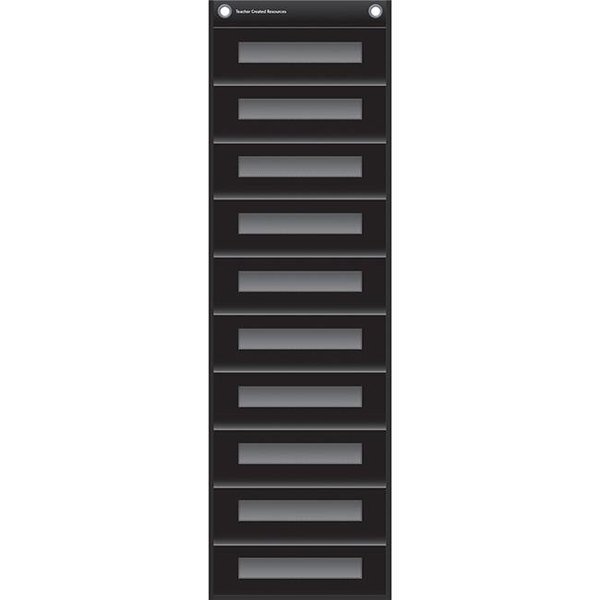 Roomfactory File Storage Pocket Chart; Black RO288005